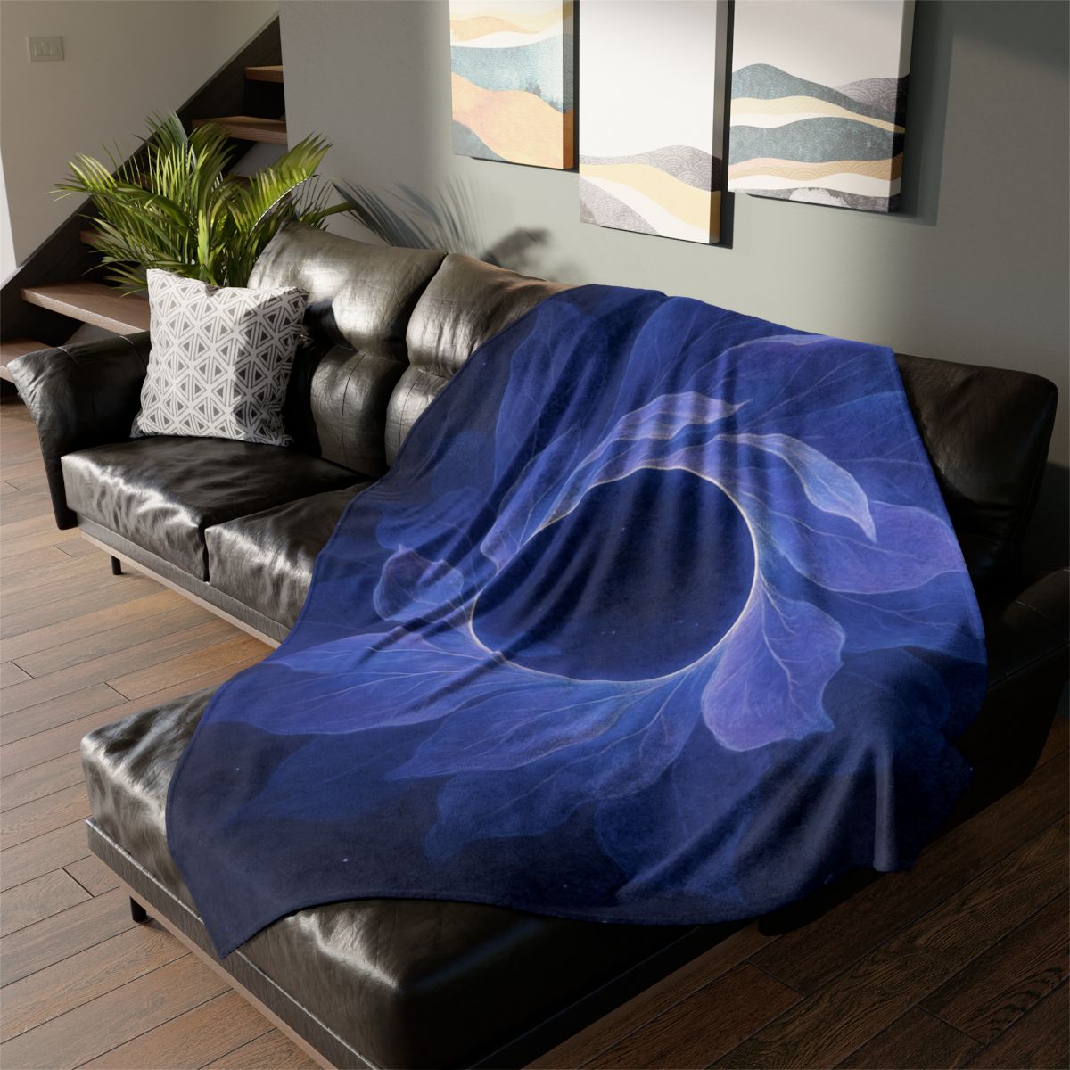 Nebula Petal Halo decorative home blankets