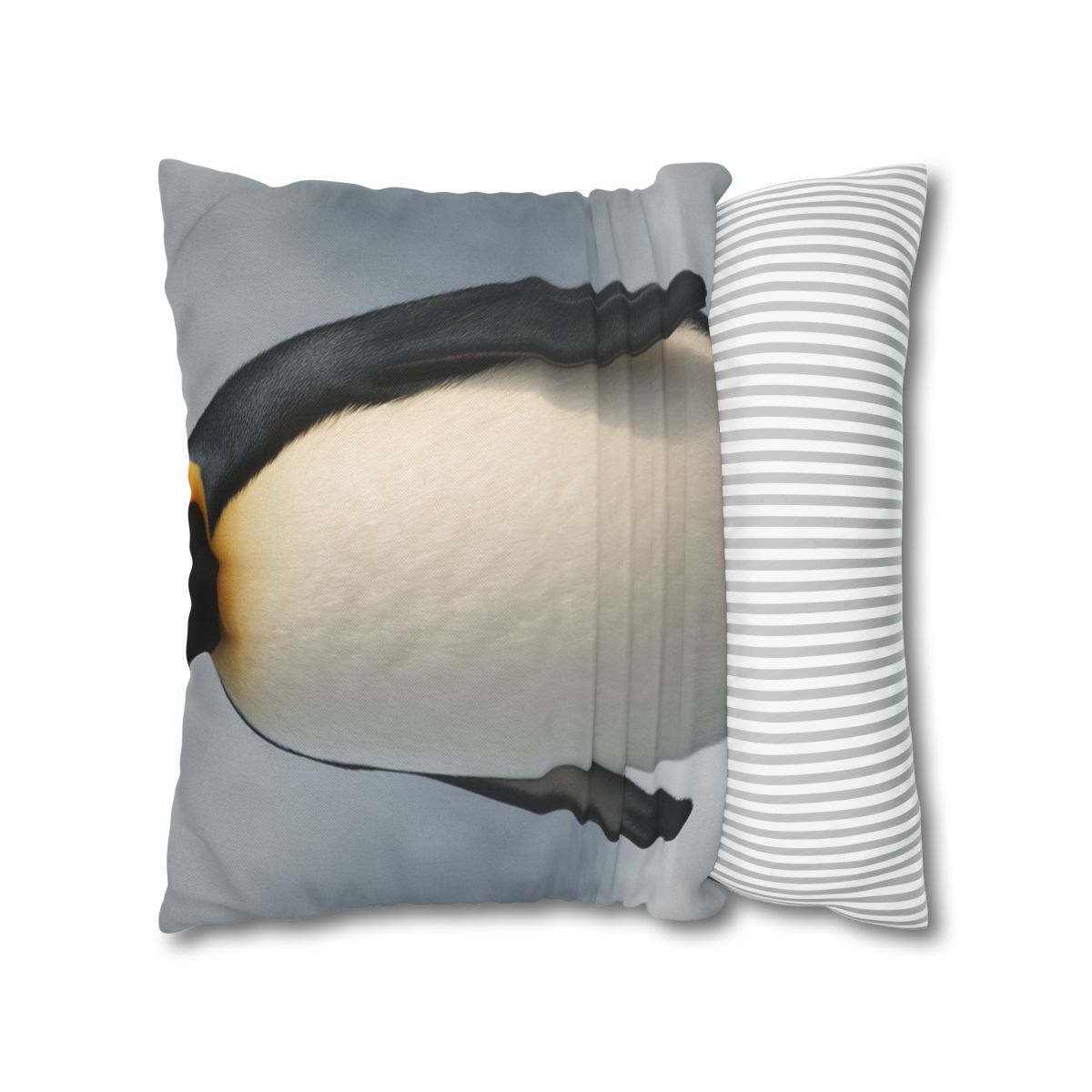 Frost Line Emperor Penguin designer print pillow cases