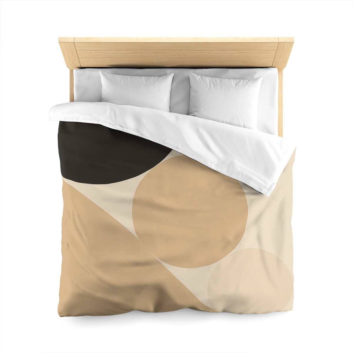 Triptych Of Offset Circles duvets for gifts