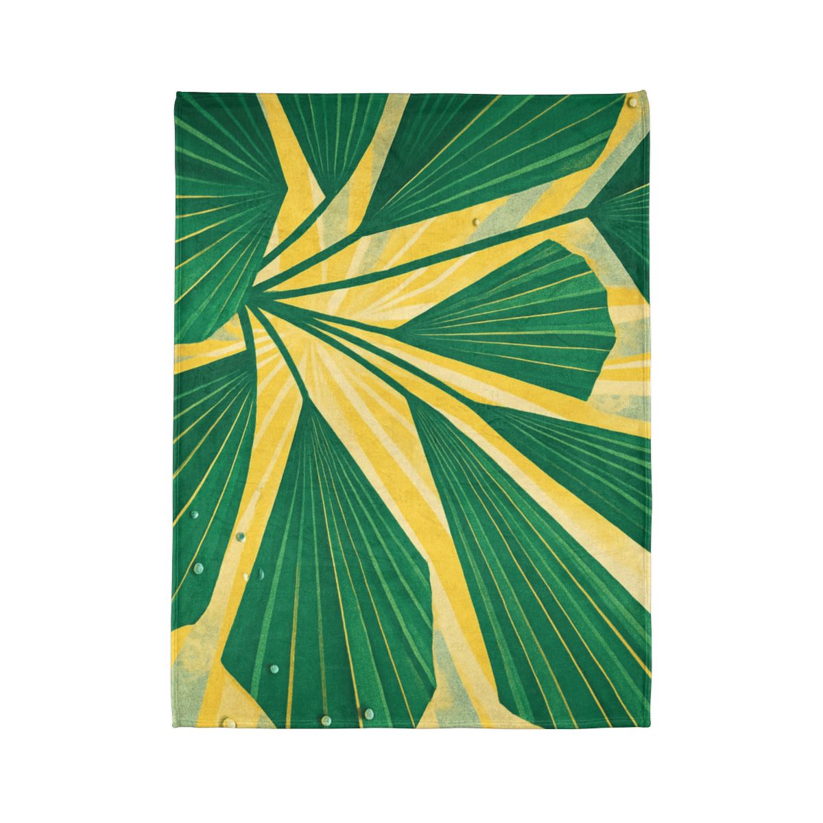 Frond Fan Radiance stylish throw blankets