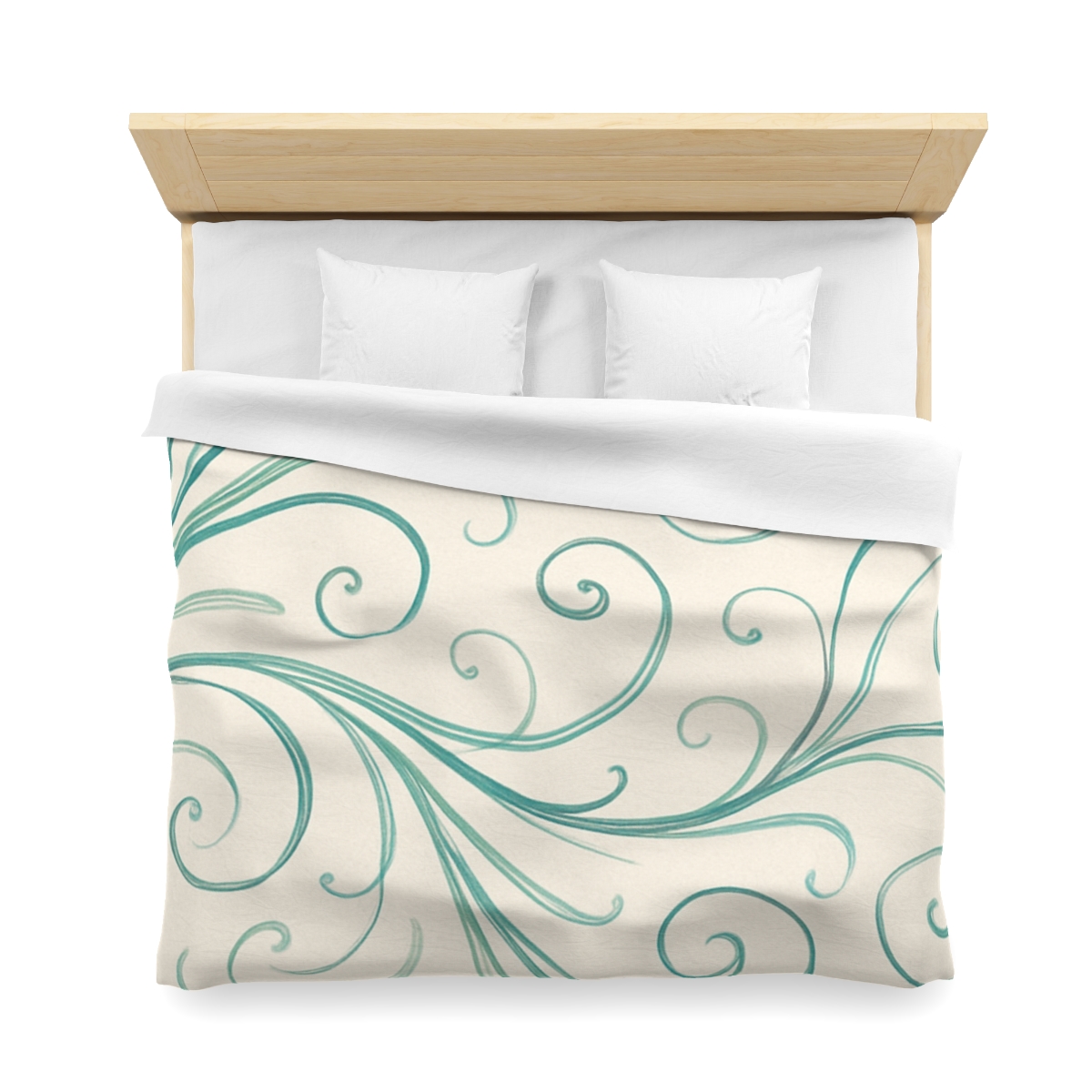 Tendril Wave Filigree personalized bedding duvets