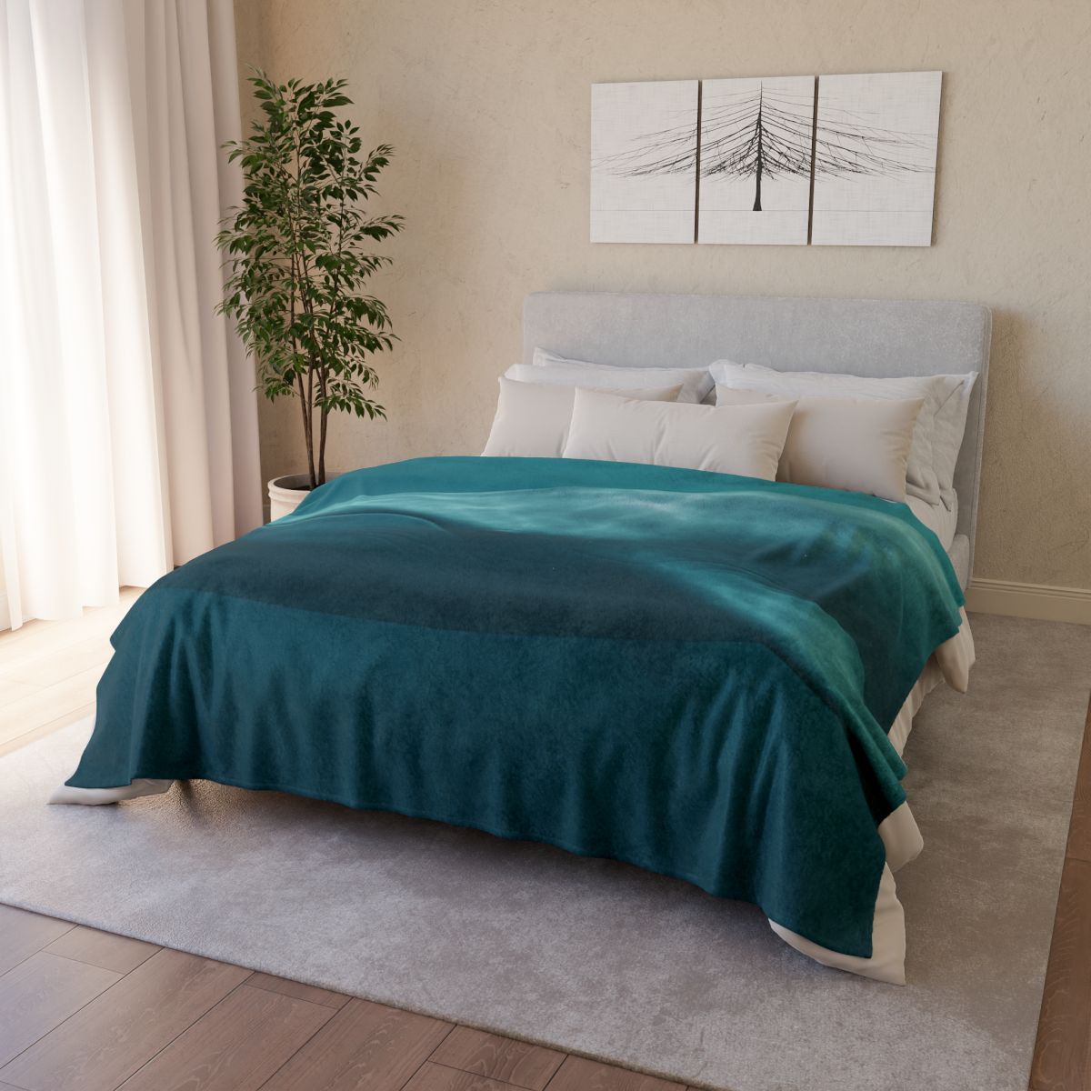 Ocean Song Blue Whale unique gift blankets