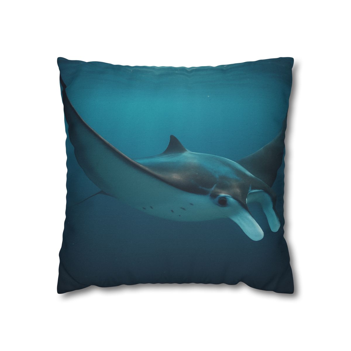 Cosmic Glide Manta Ray personalized pillow covers