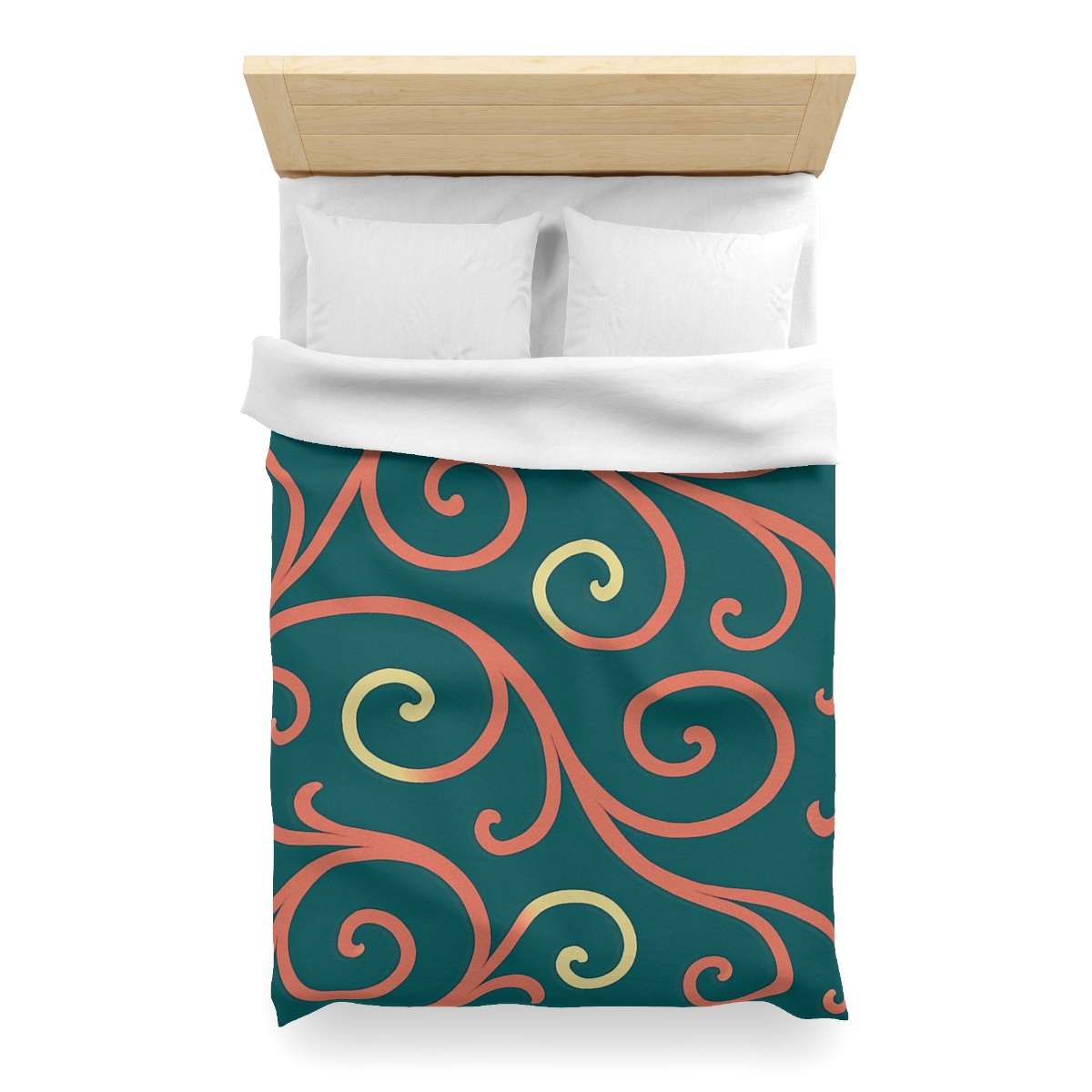Curling Tendril Wave duvets for gifts