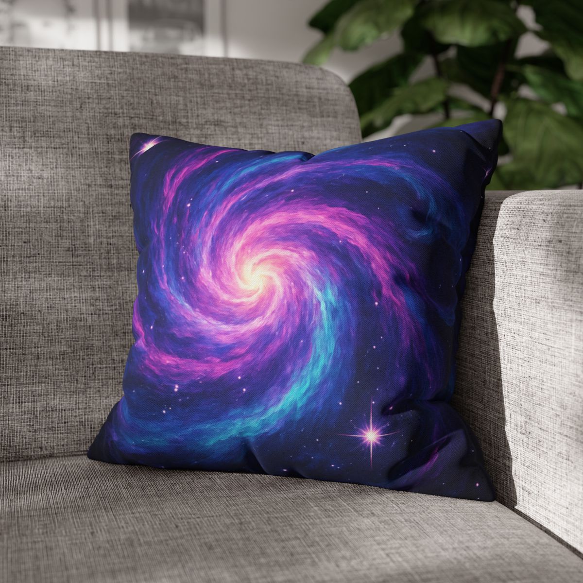 Nebula Spiral Haze stylish decorative pillowcases