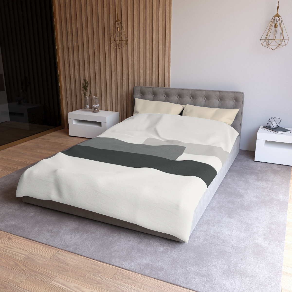 Quiet Bridge Of Three Bars custom duvets