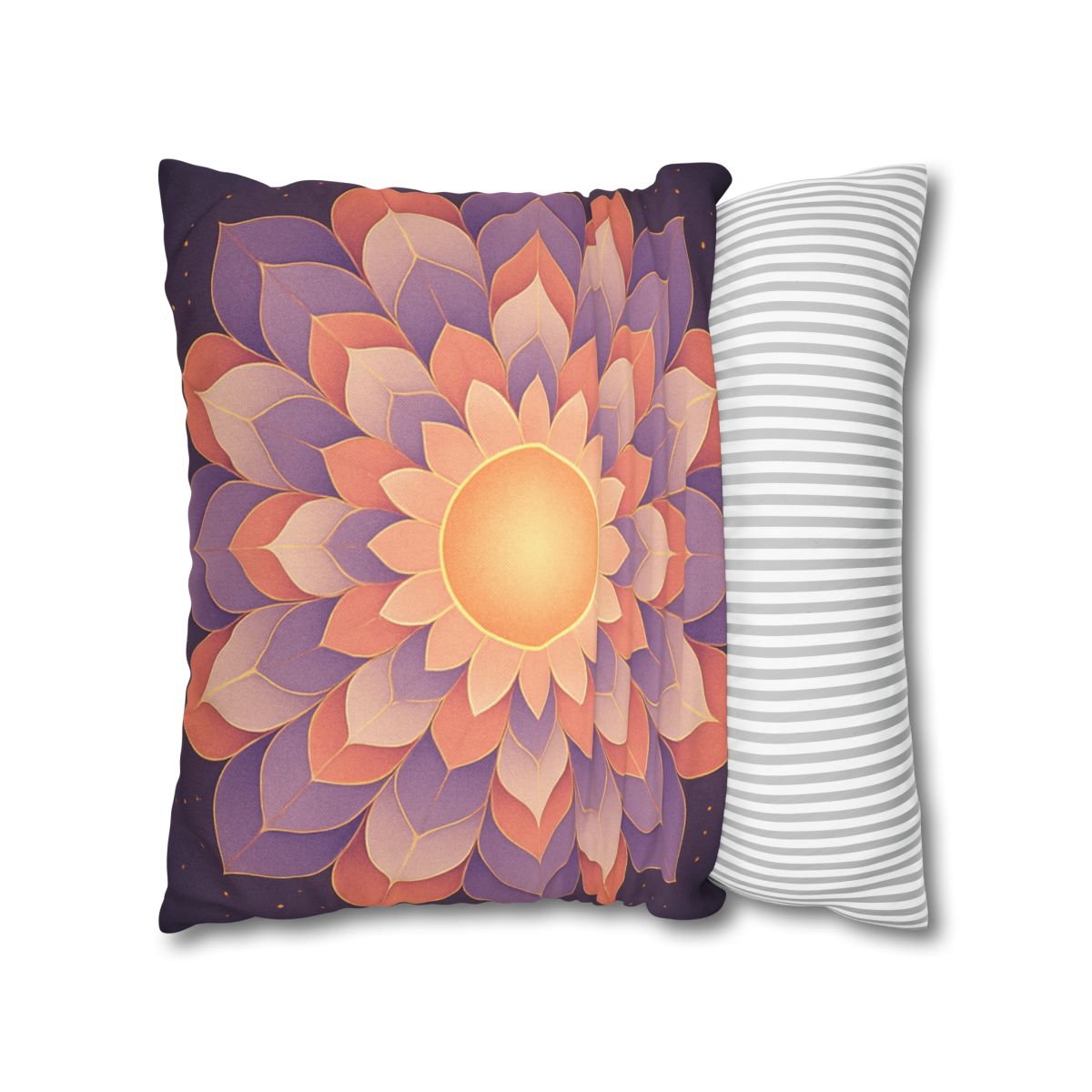 Petal Halo Mandala Drift unique gift pillow cases