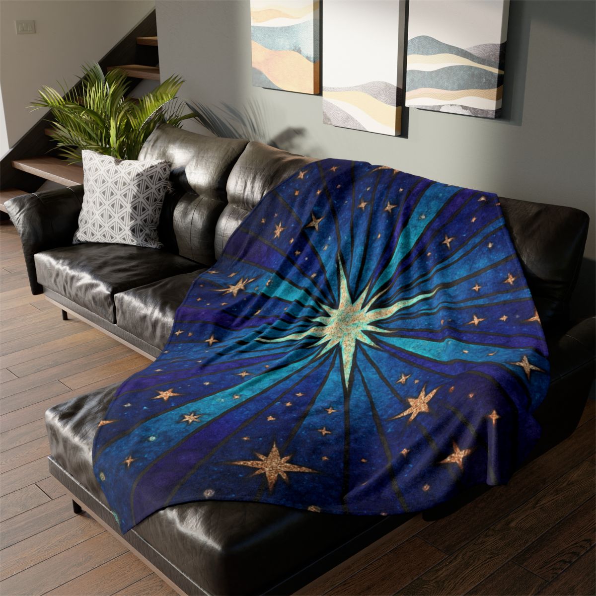 Starburst Cathedral soft fleece blankets