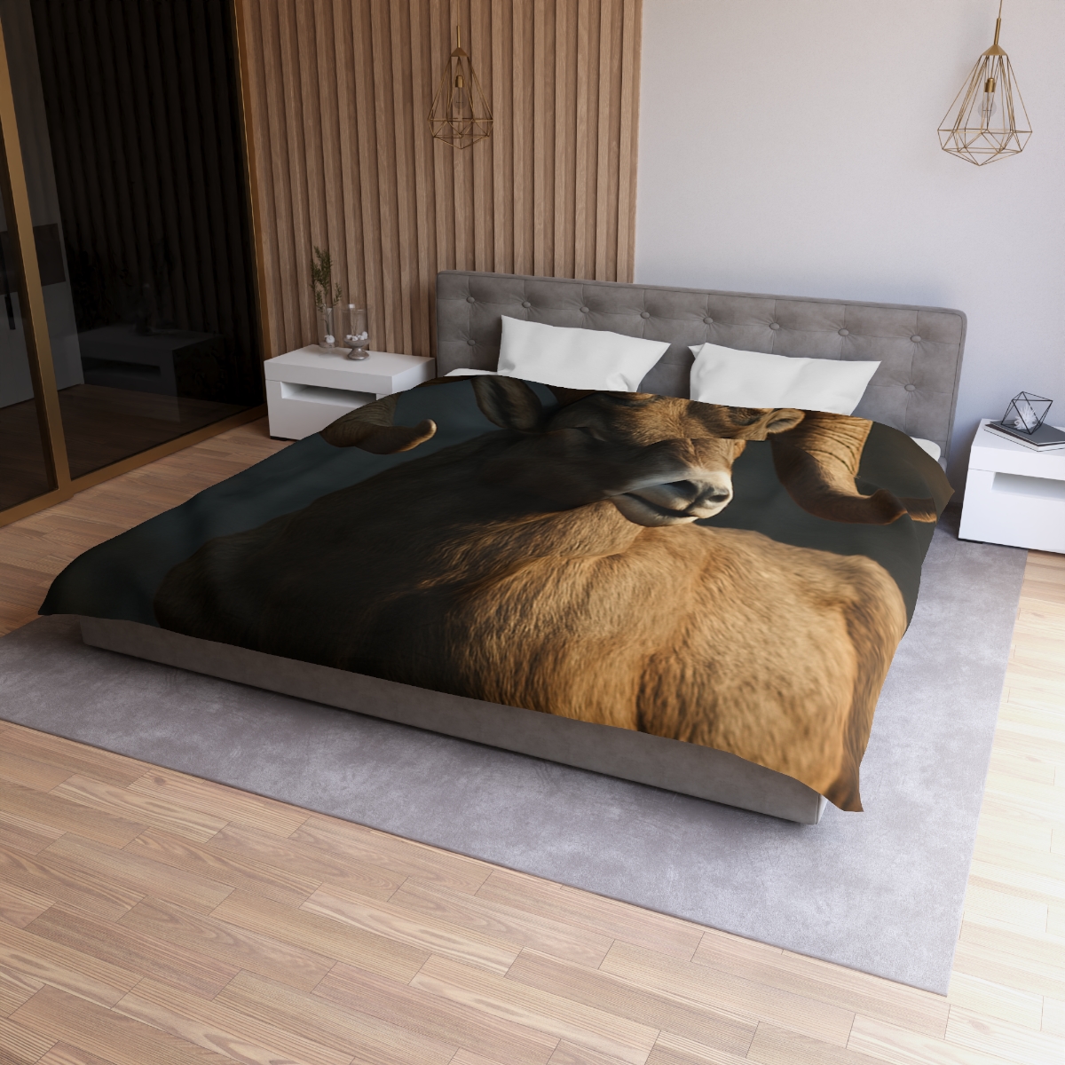 Canyon Shadow Bighorn Sheep duvets for gifts