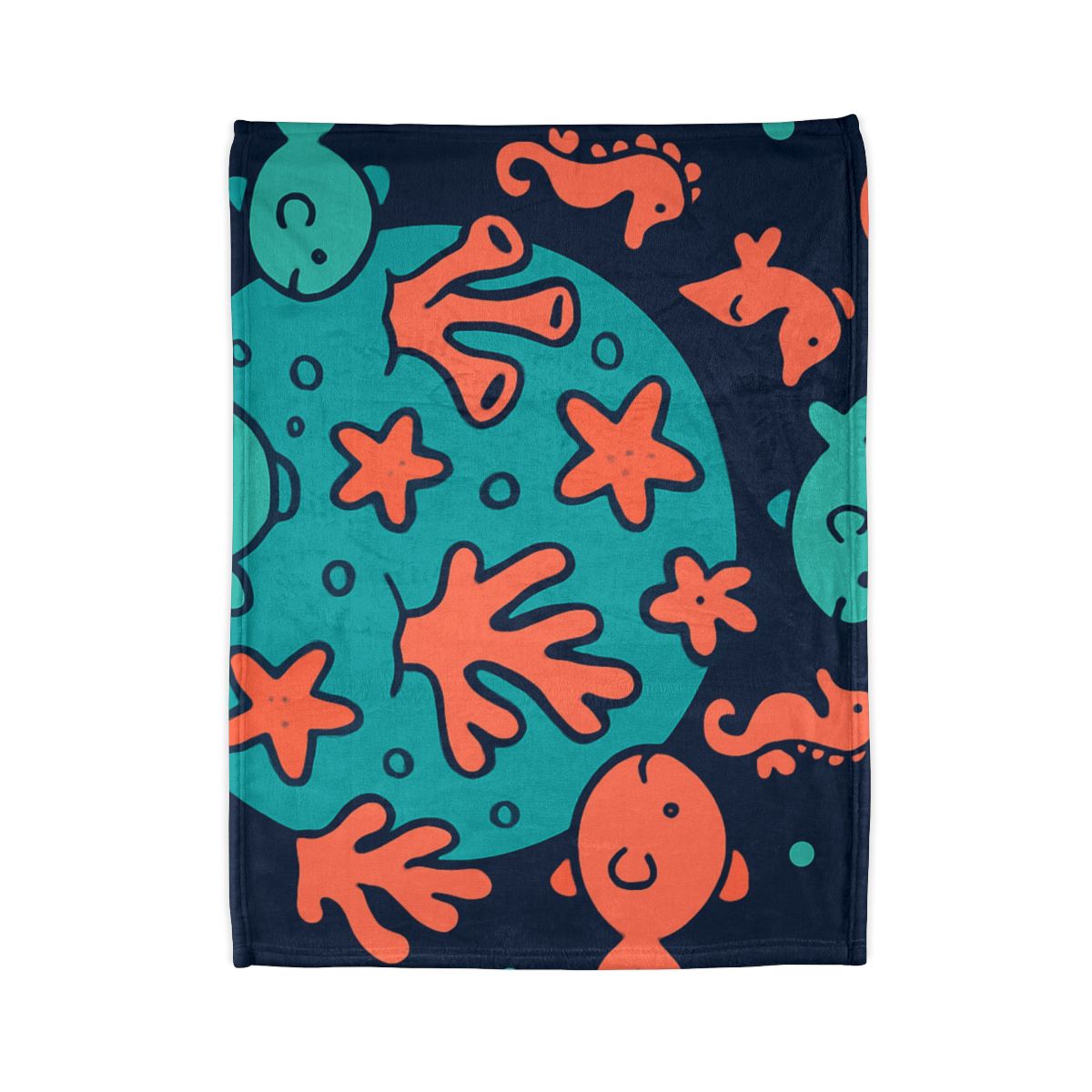 Cosmic Coral Reef Planet trendy patterned blankets