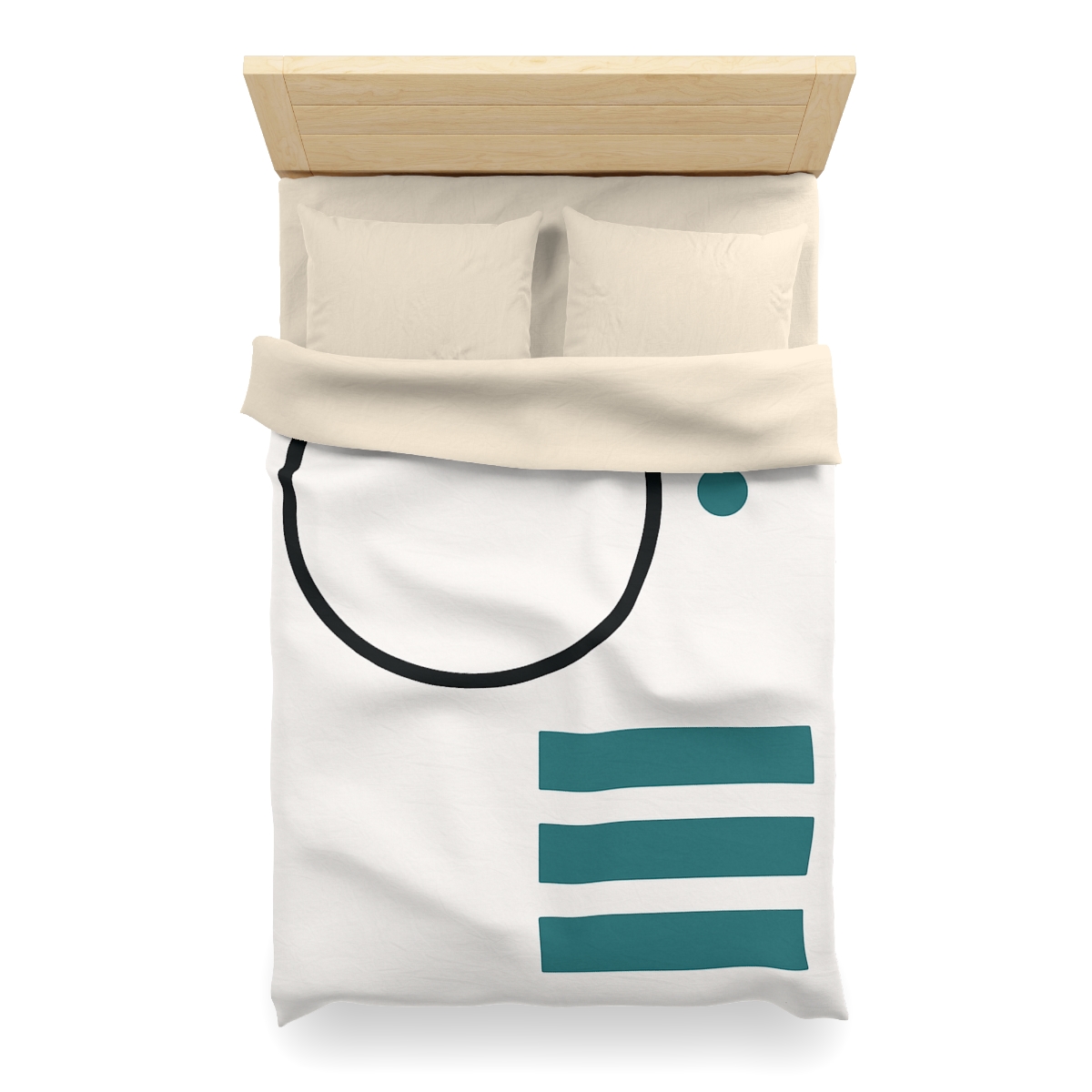 Orbiting Bars And Hollow Circle trendy bedroom duvets