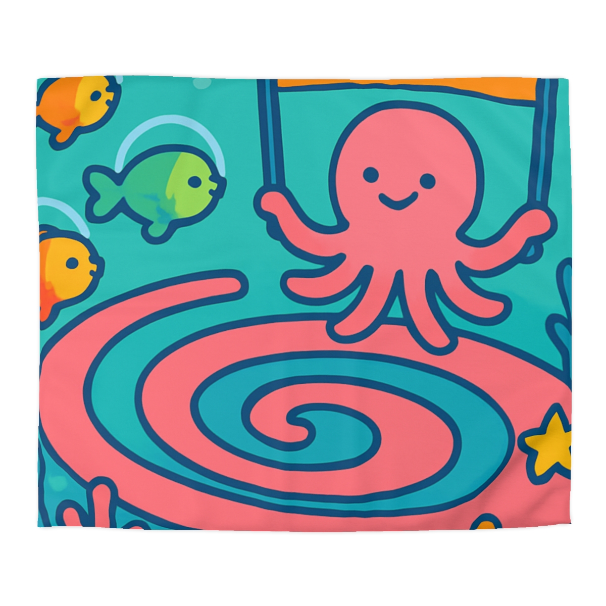 Rainbow Reef Planet Parade warm winter duvets