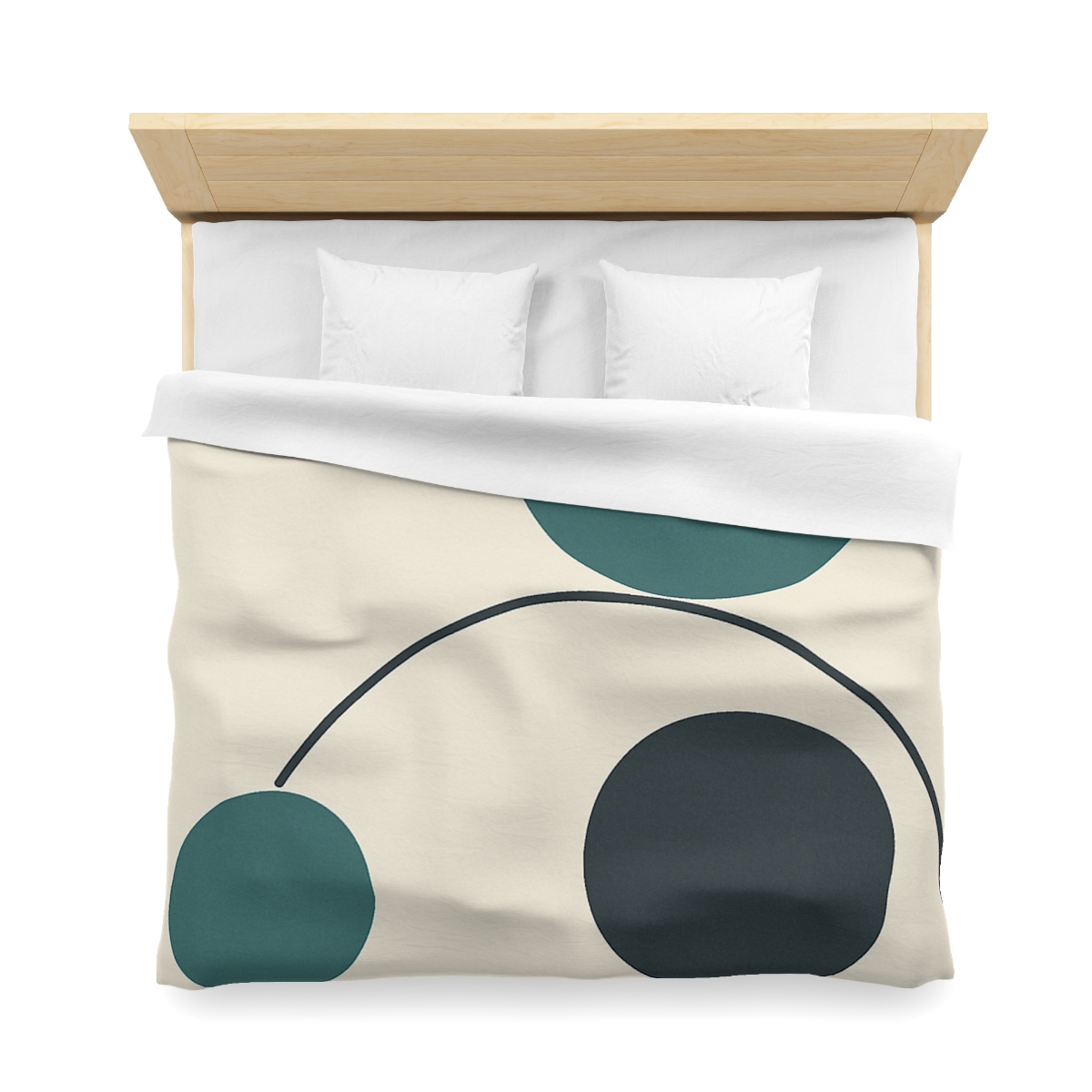 Offset Trio With Subtle Arc soft comforter duvets