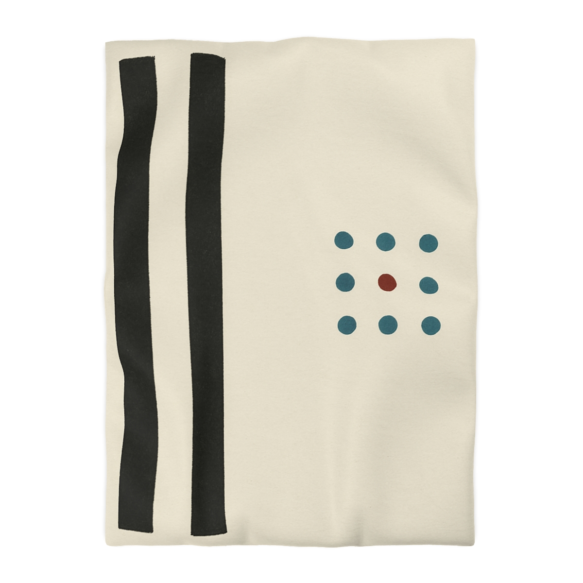 Staggered Duo And Tiny Grid personalized bedding duvets