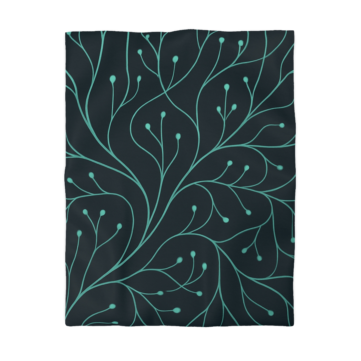 Vine Circuit Network designer printed duvets