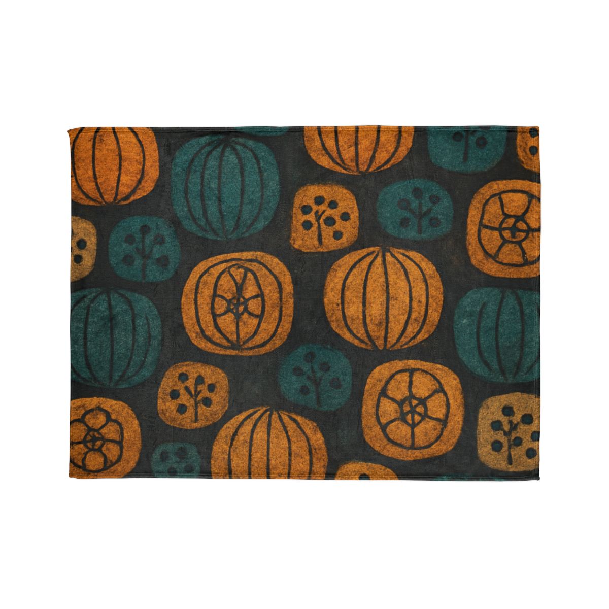 Seed Pod Mosaic soft fleece blankets