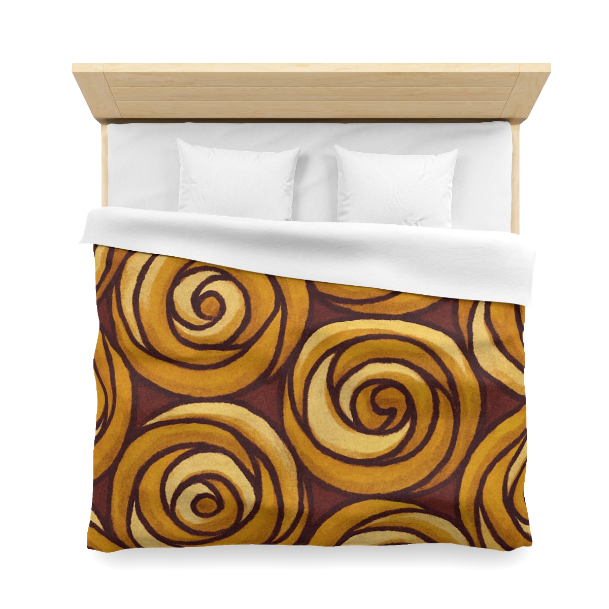 Spiral Bud Tessellation unique patterned duvets