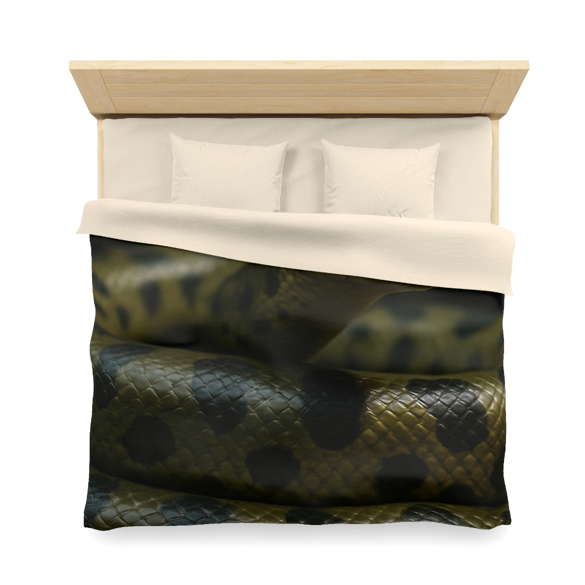 Silent Coil Green Anaconda duvets for gifts
