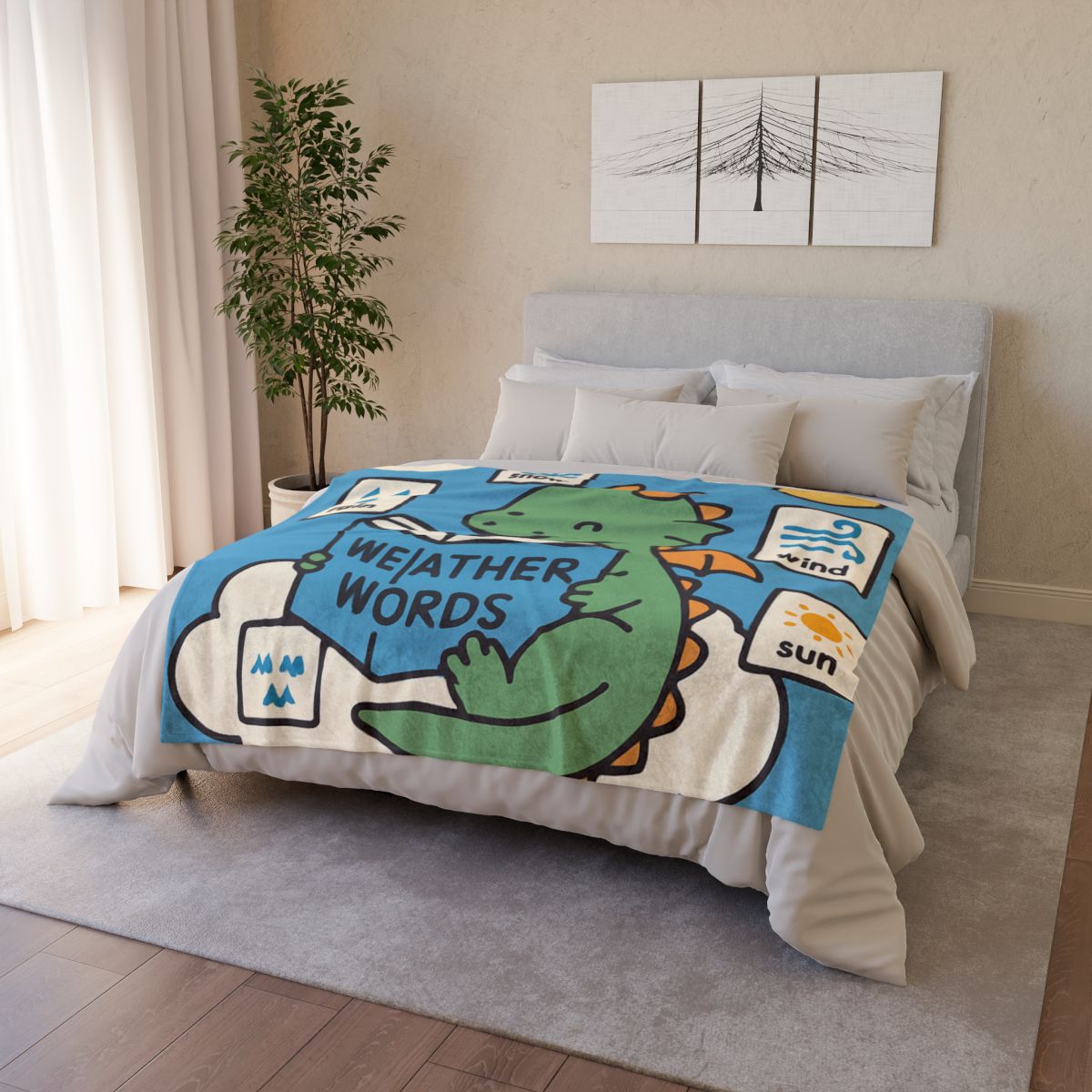 Cloud Library Dragon soft fleece blankets