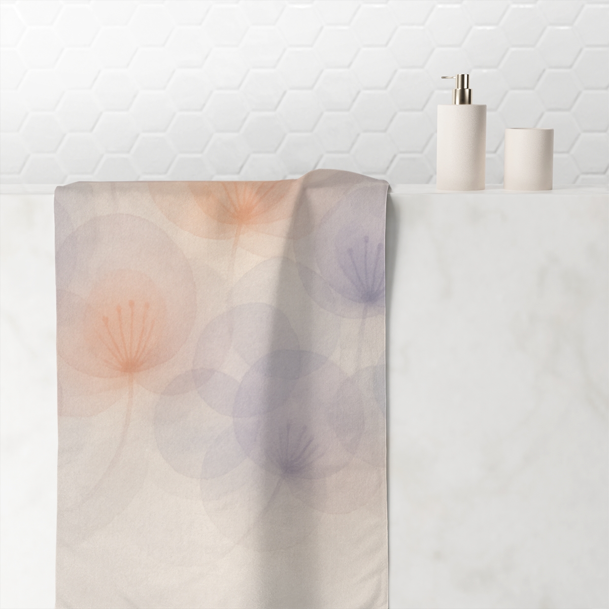 Bloom Echo Wave stylish beach towels