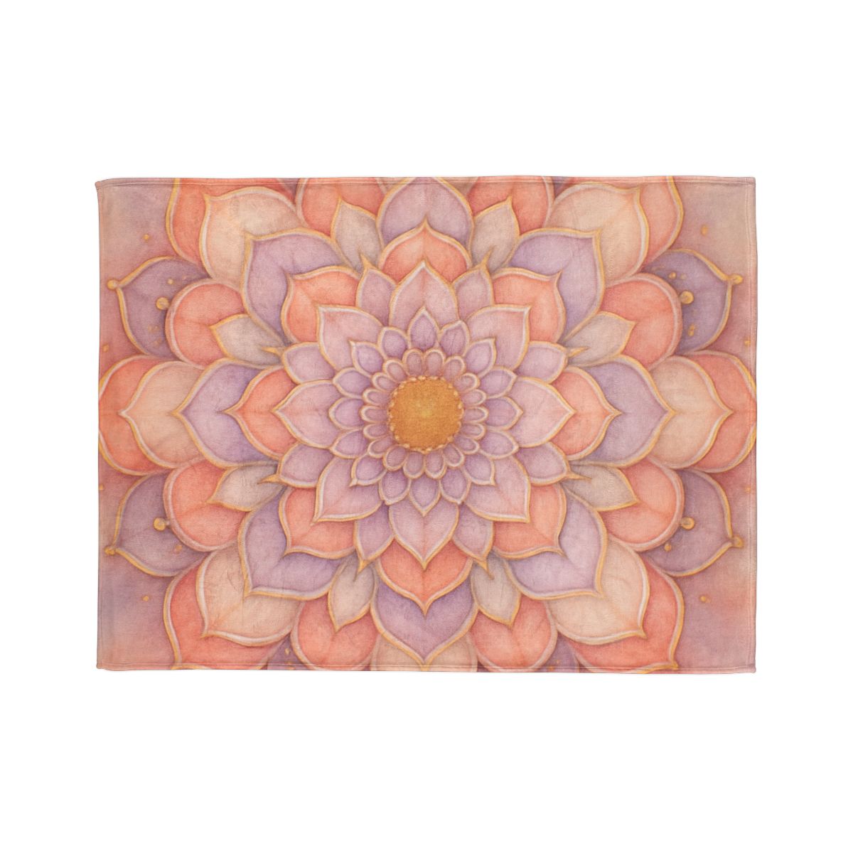 Petal Prism Mandala designer printed blankets