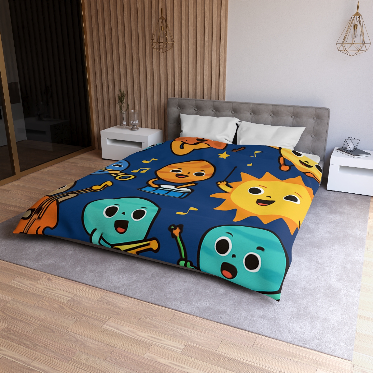 Planetary Music Band stylish duvet covers