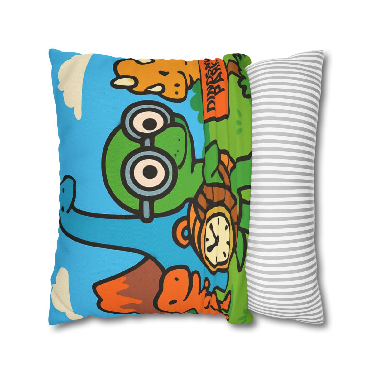 Time Traveling Turtle At The Dino Park unique gift pillow cases