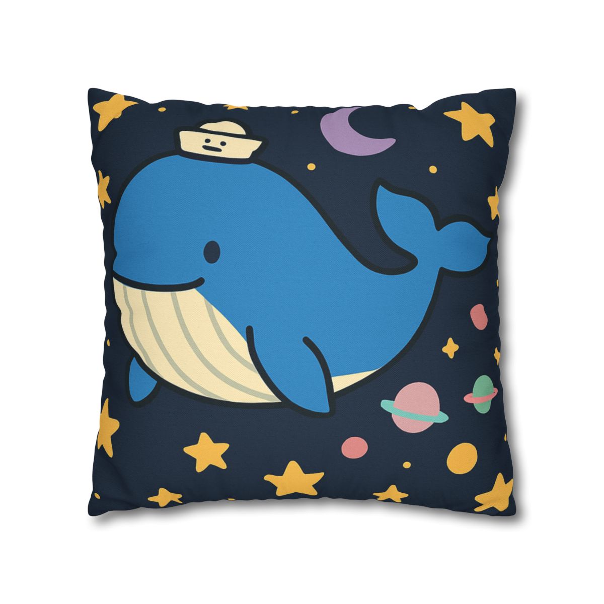 Starry Whale Adventure personalized pillow covers