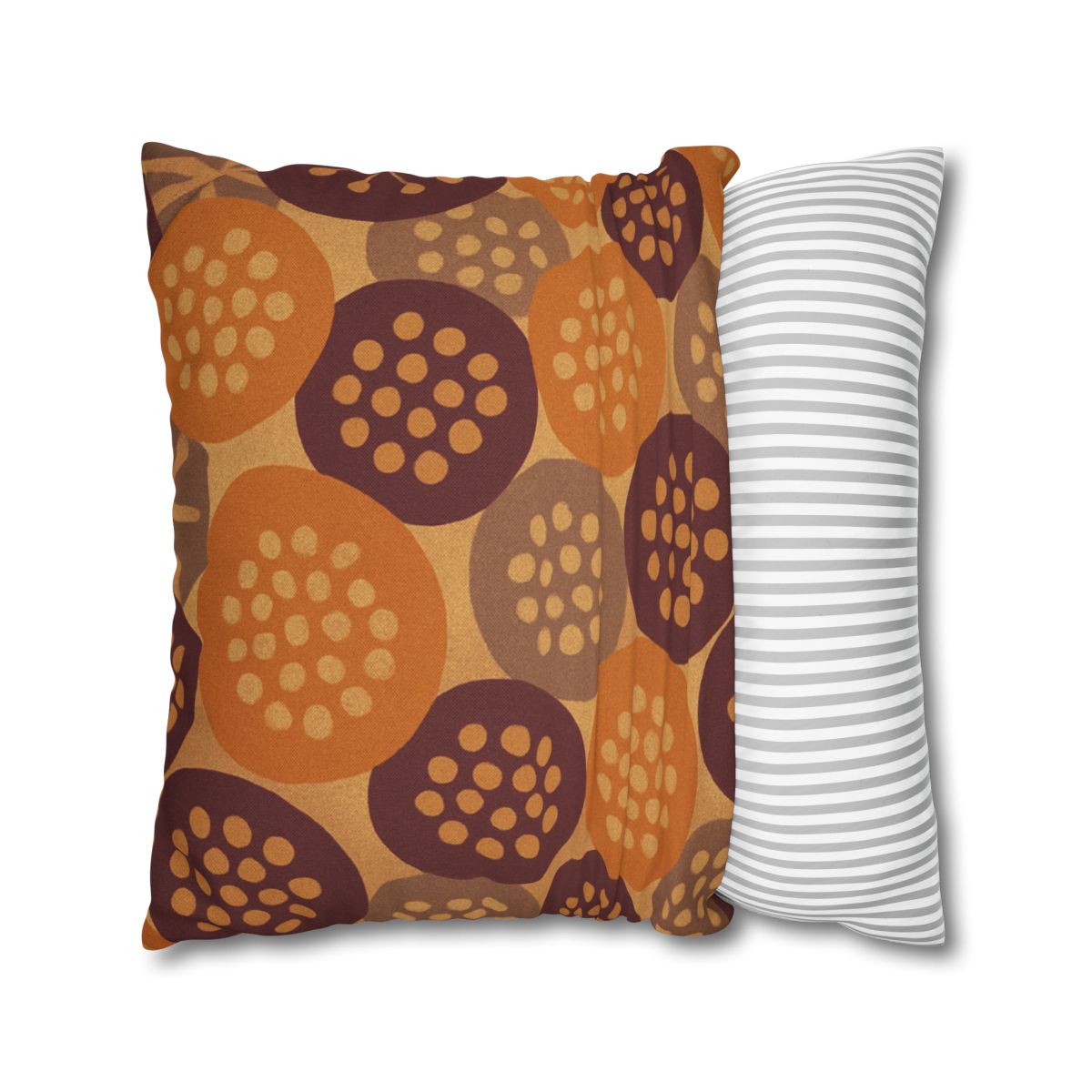 Seed Pod Cluster Mosaic custom pillow cases