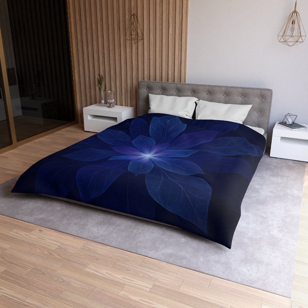Petal Prism Constellation soft comforter duvets