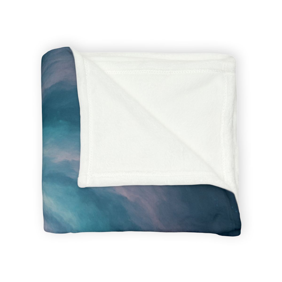 Nebula Spiral Haze designer printed blankets