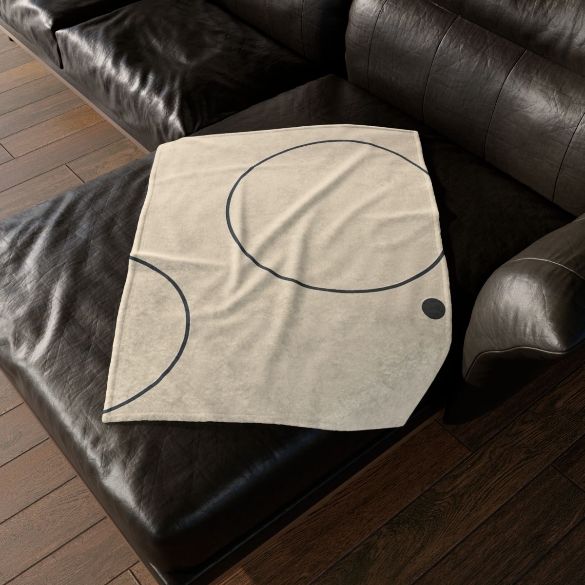 Orbital Offset Ring Quartet personalized cozy blankets