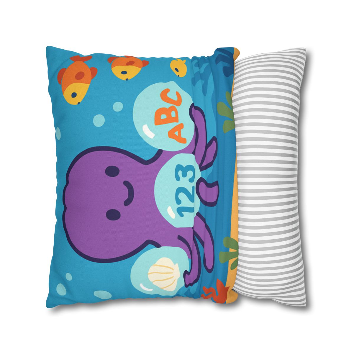 Octopus Library Of Bubble Books trendy patterned pillow cases
