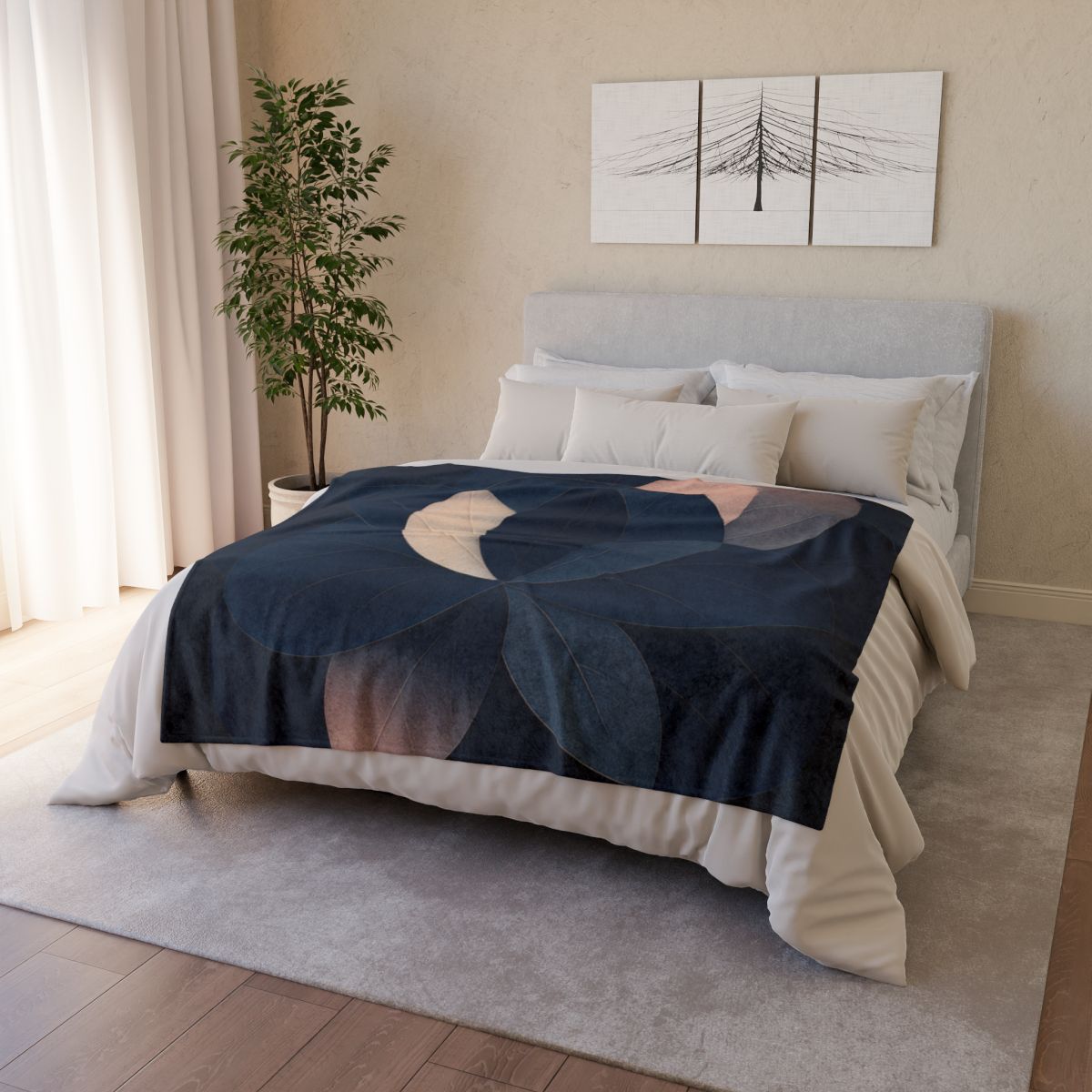 Petal Eclipse Overlays unique gift blanketscustom blankets