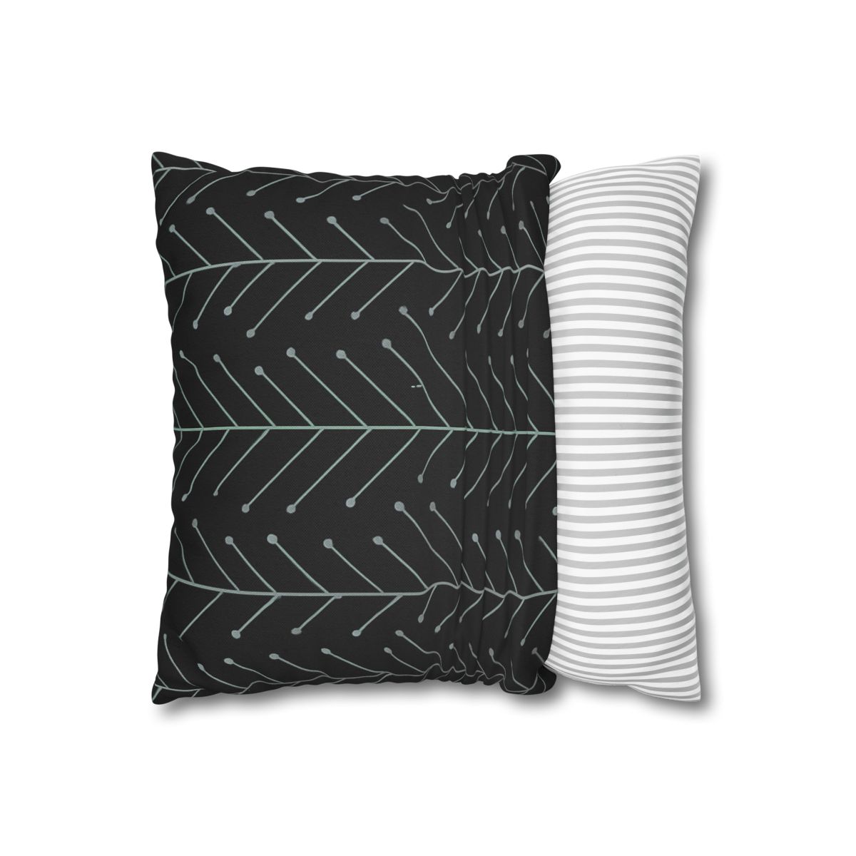 Leaf Venation Circuitry personalized pillow covers