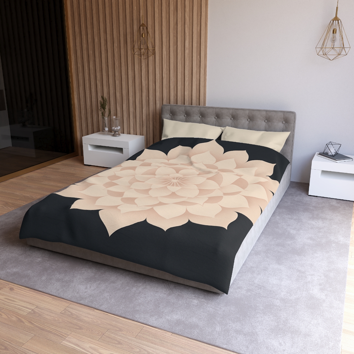 Petal Orbit Mandala personalized bedding duvets