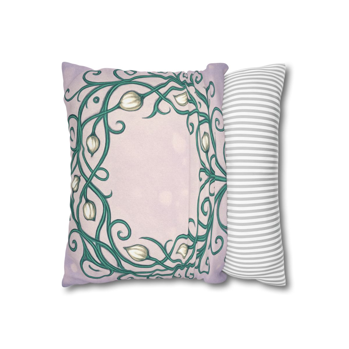 Vine Lattice Halo designer print pillow cases
