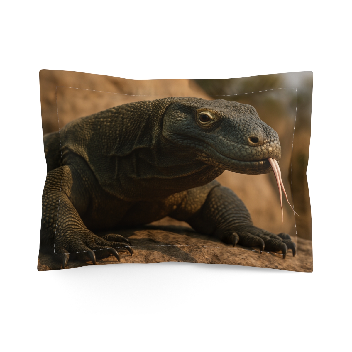 Ancient Sentinel Komodo Dragon gift pillows for home