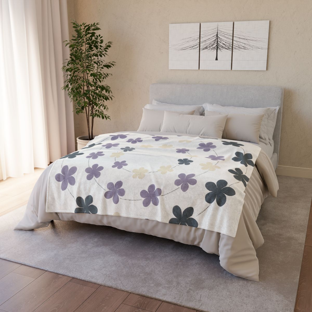 Bloom Halo Orbit personalized cozy blankets