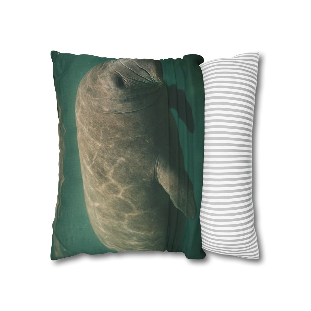 Quiet Drift West Indian Manatee custom pillow cases
