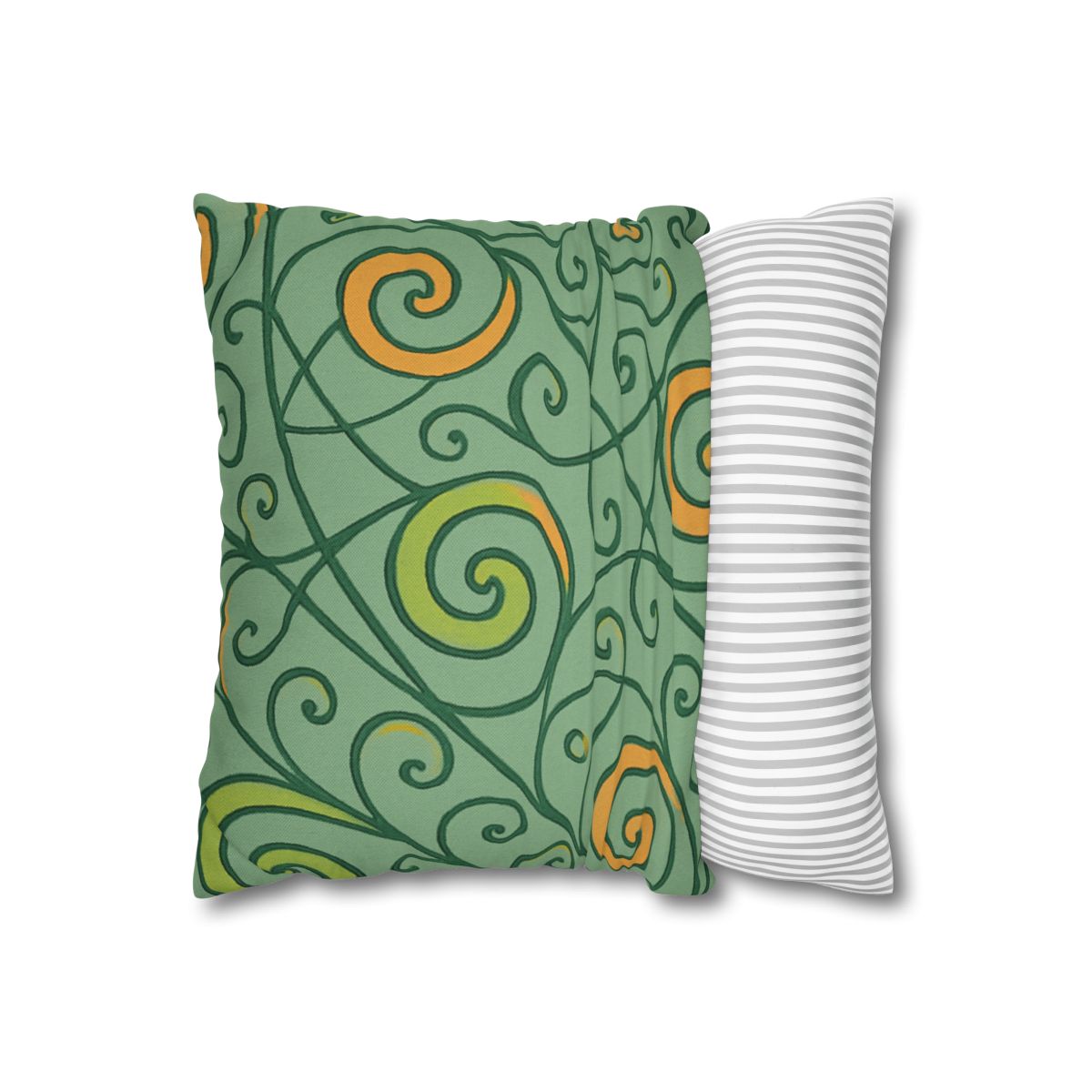 Tendril Spiral Lattice soft cotton pillow cases