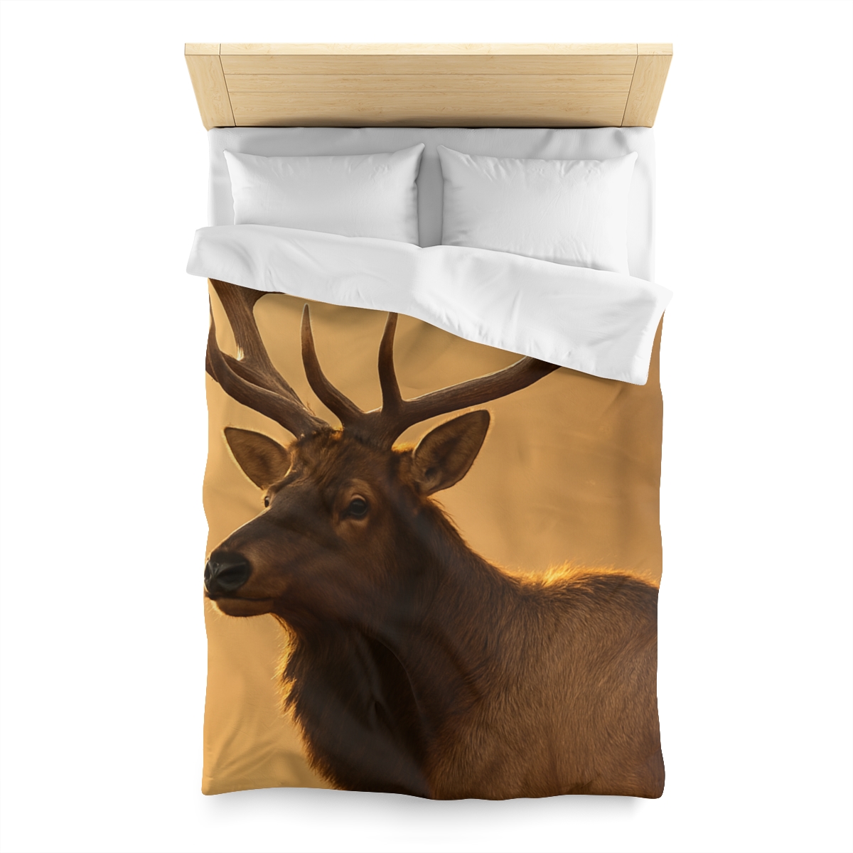 Antler Crown Mountain Elk personalized bedding duvets