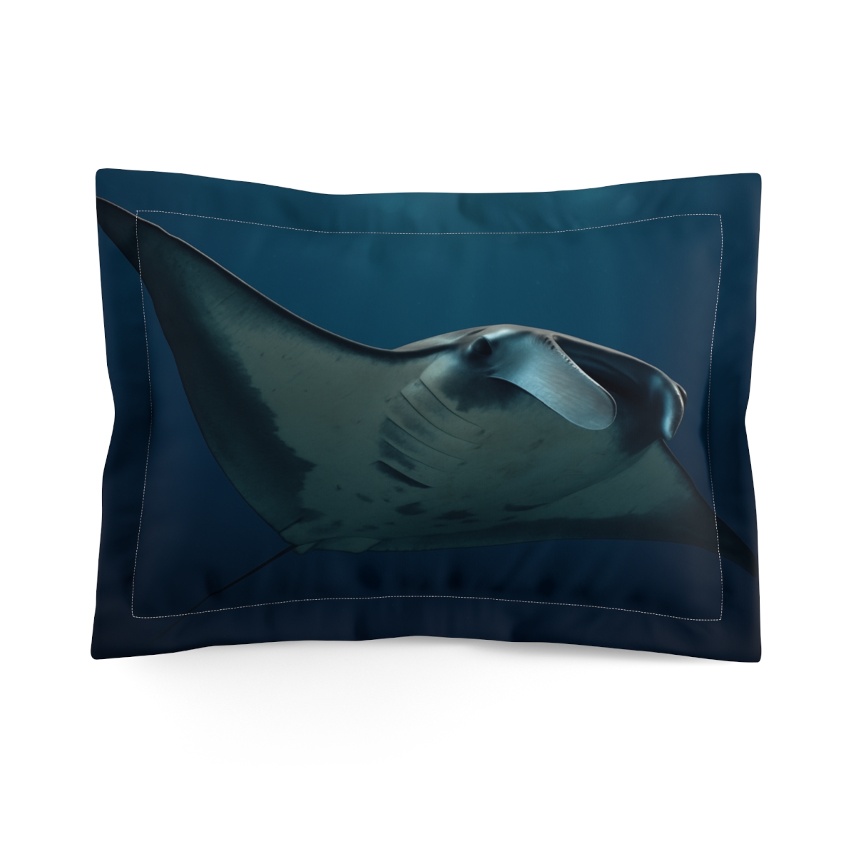 Moonlit Glide Manta Ray comfortable bed pillows