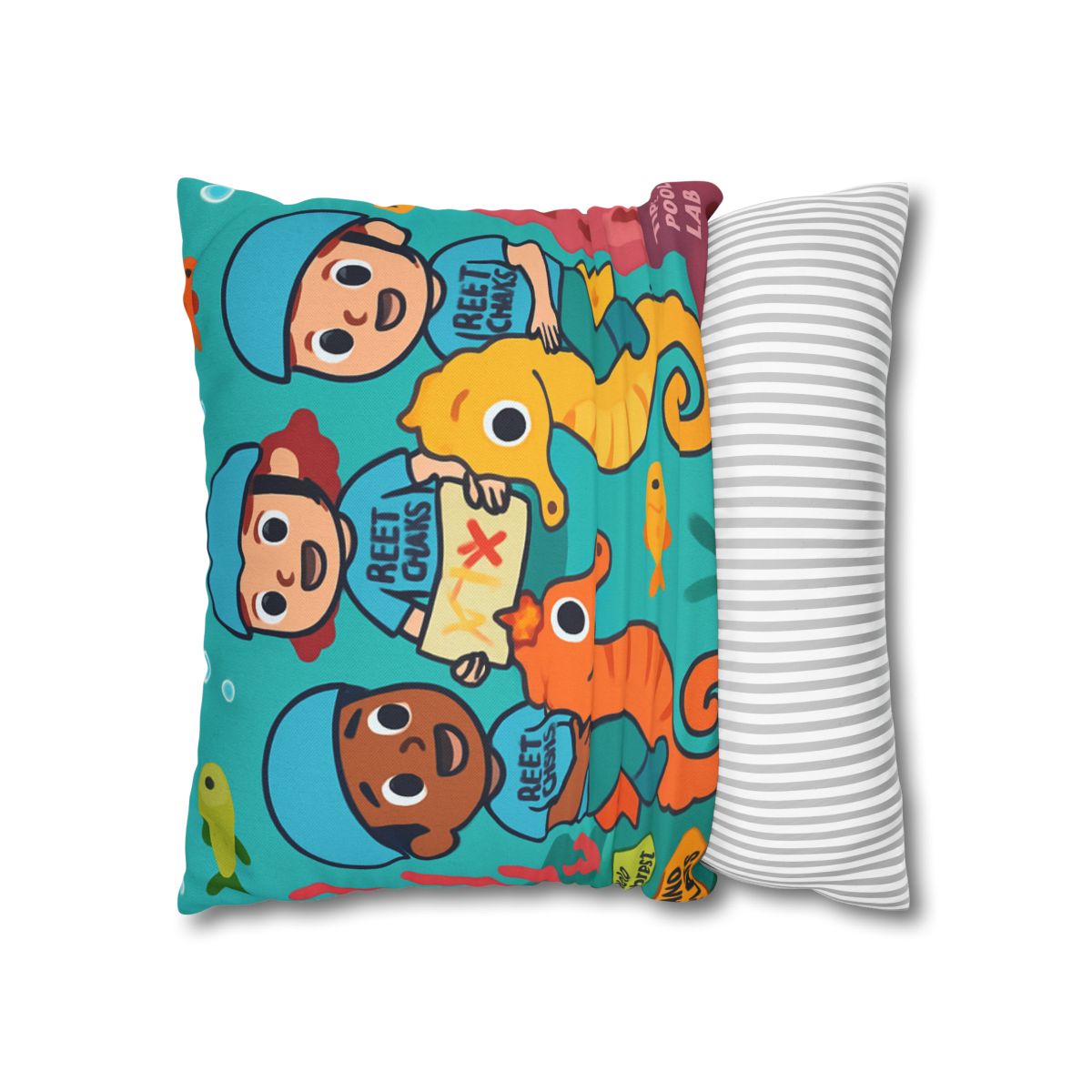 Coral City Map Of The Friendly Reef Rangers comfortable bedding pillow covers