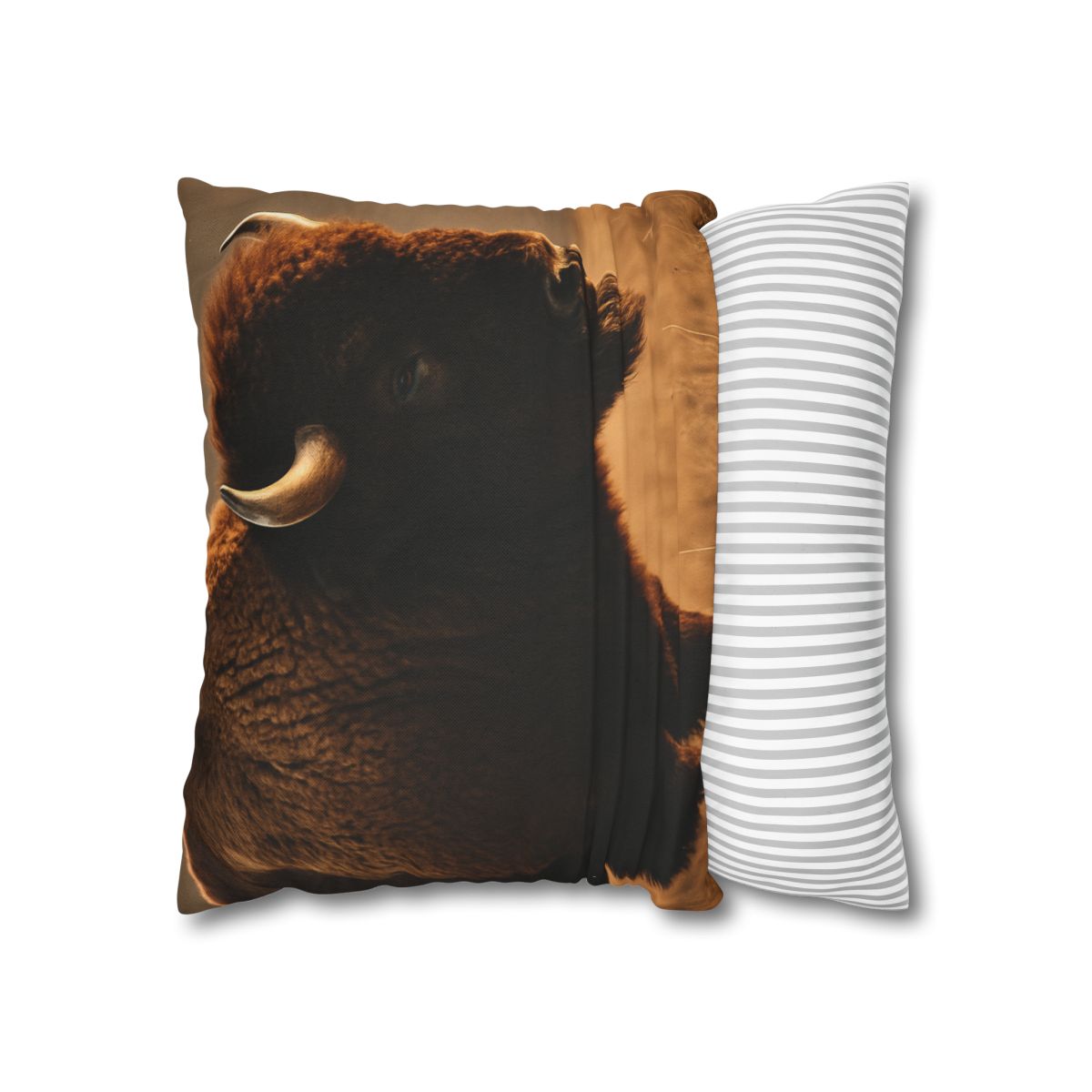 Prairie Thunder Bison soft cotton pillow cases
