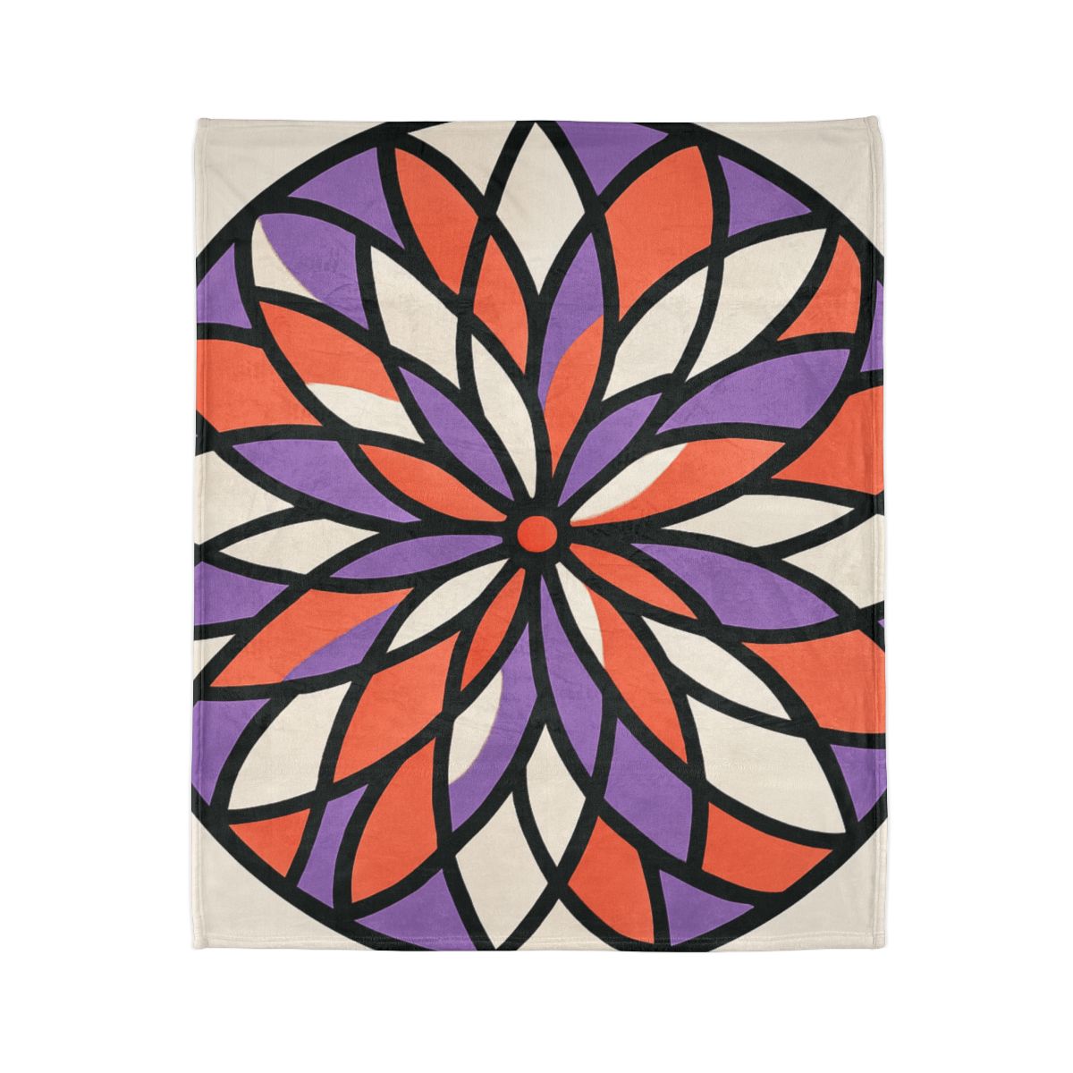 Bloom Shard Kaleidoscope trendy patterned blankets