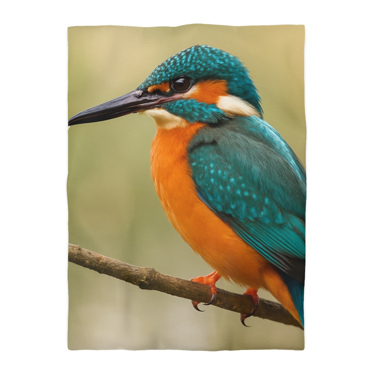 Emerald Flash Kingfisher warm winter duvets