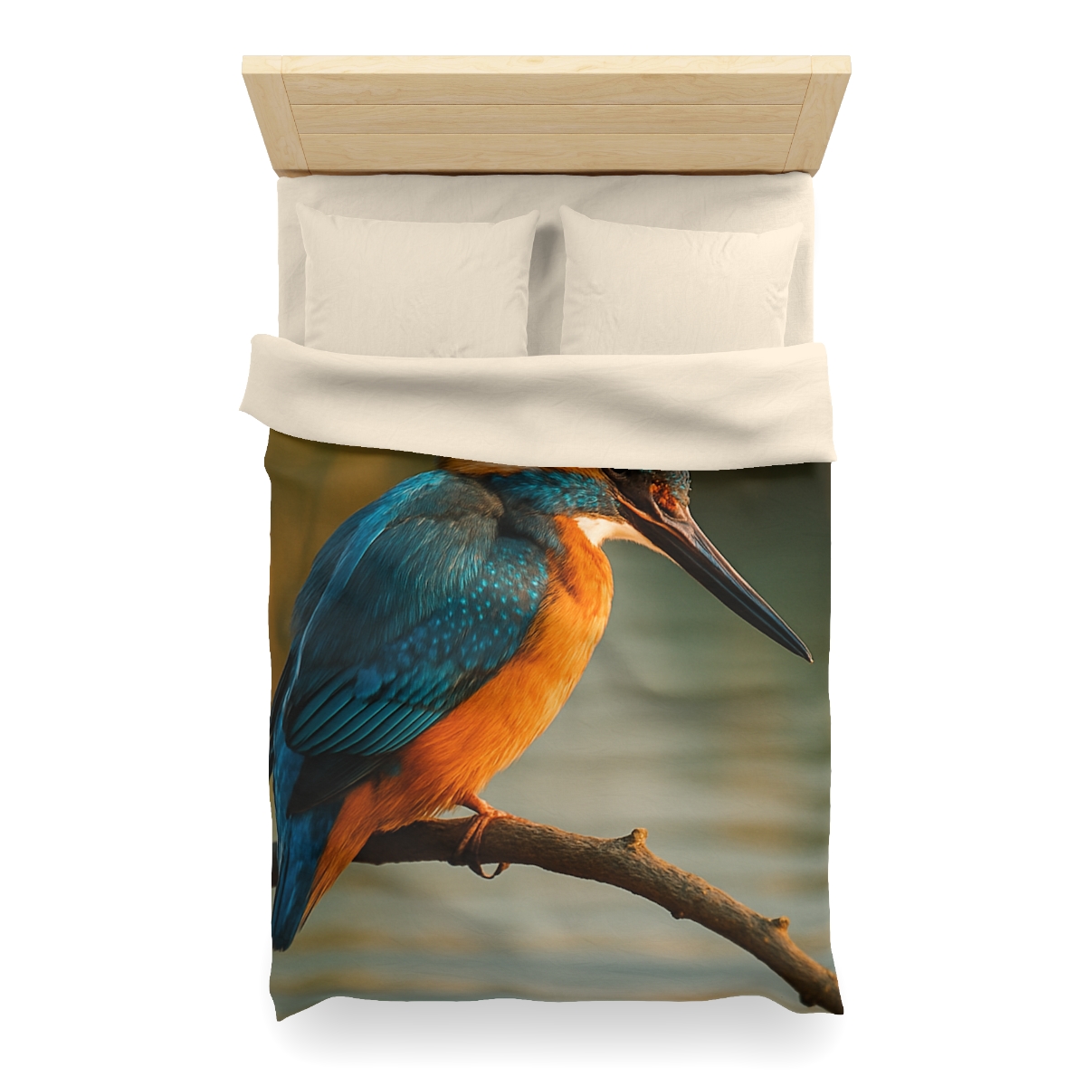 Aurora Splash Common Kingfisher warm winter duvets
