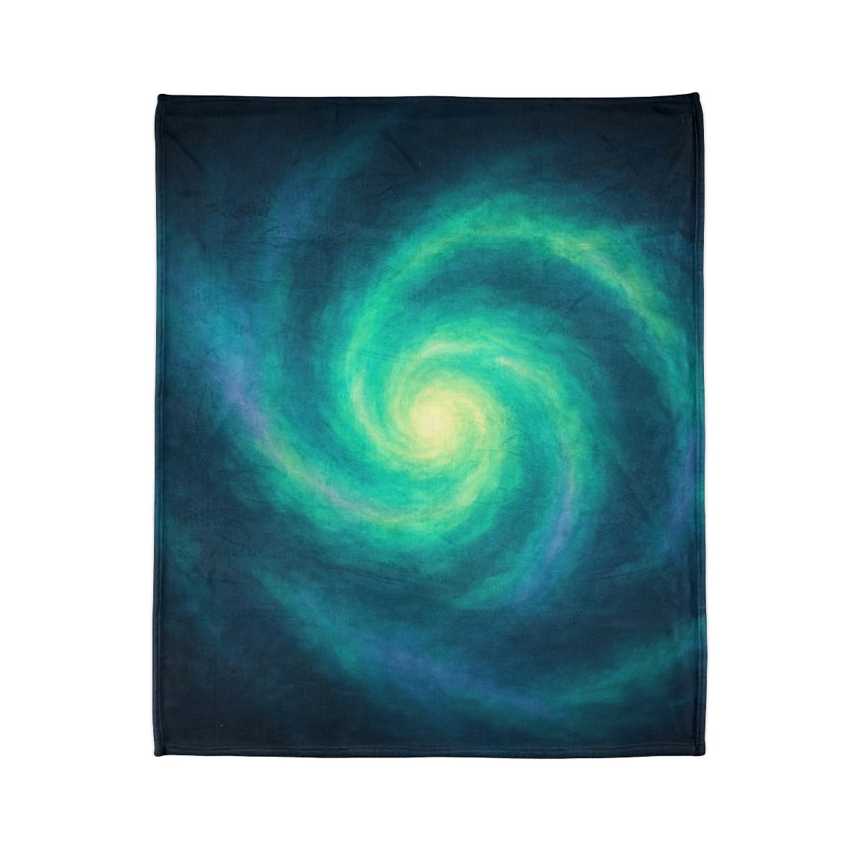 Aurora Halo Spiral personalized cozy blankets