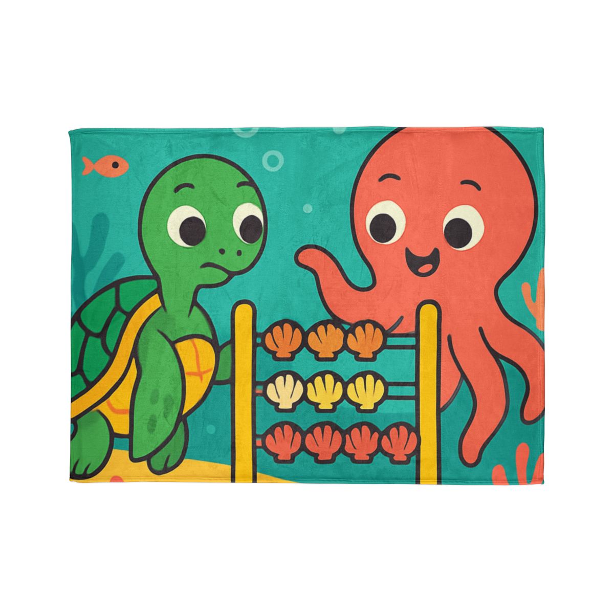 Coral Reef Codebreakers soft fleece blankets